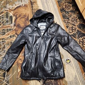 Womens Black Leather Jacket